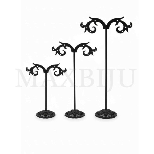 Set Metal Earring Exhibitors (3 Pieces) 7x13,5cm