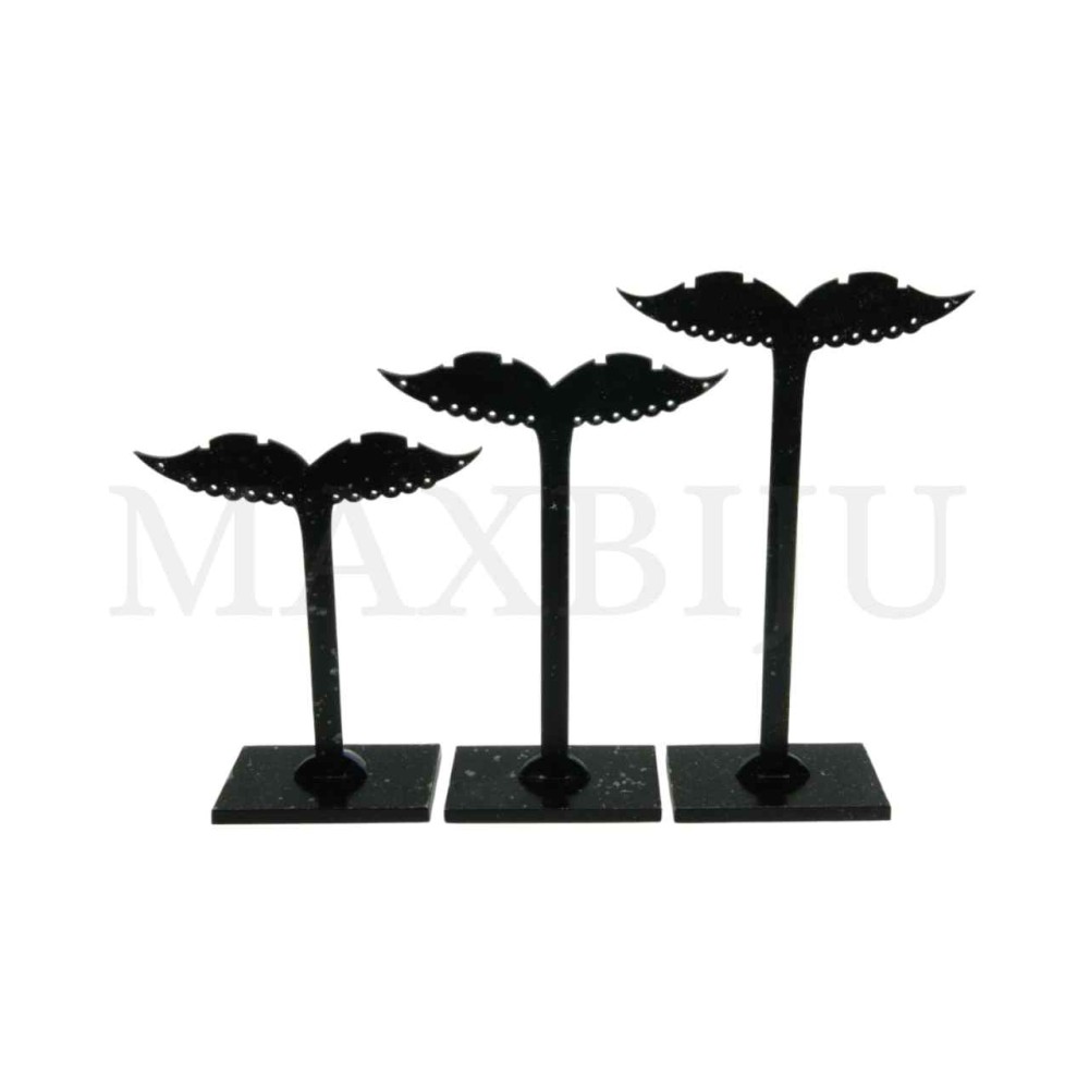Set Plastic Earring Exhibitors (3 Pieces) 5x12cm