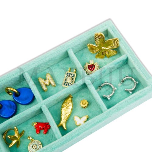  Jewelry Tray 21x12cm with 6 Grids