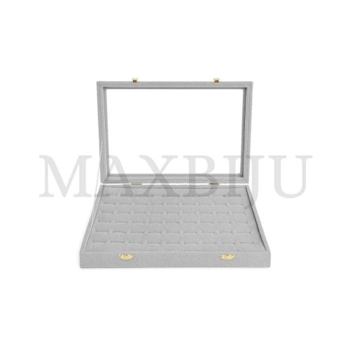  Ring Tray with Clear Lid 35.5x24cm