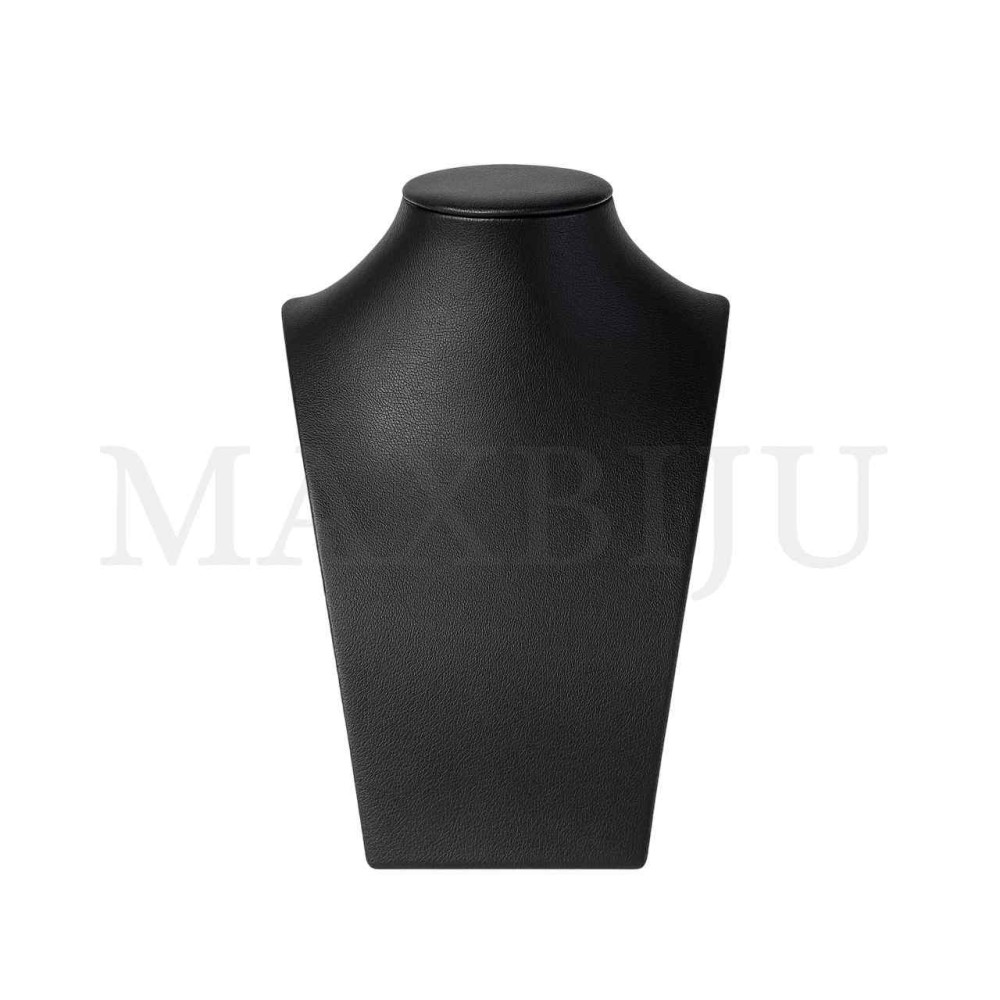 Imitation Leather Necklace Bust - 20cm