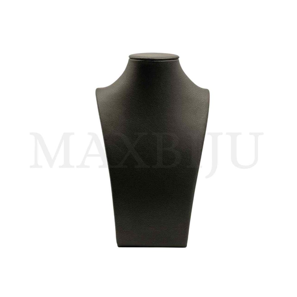 Imitation Leather Necklace Bust - 25cm