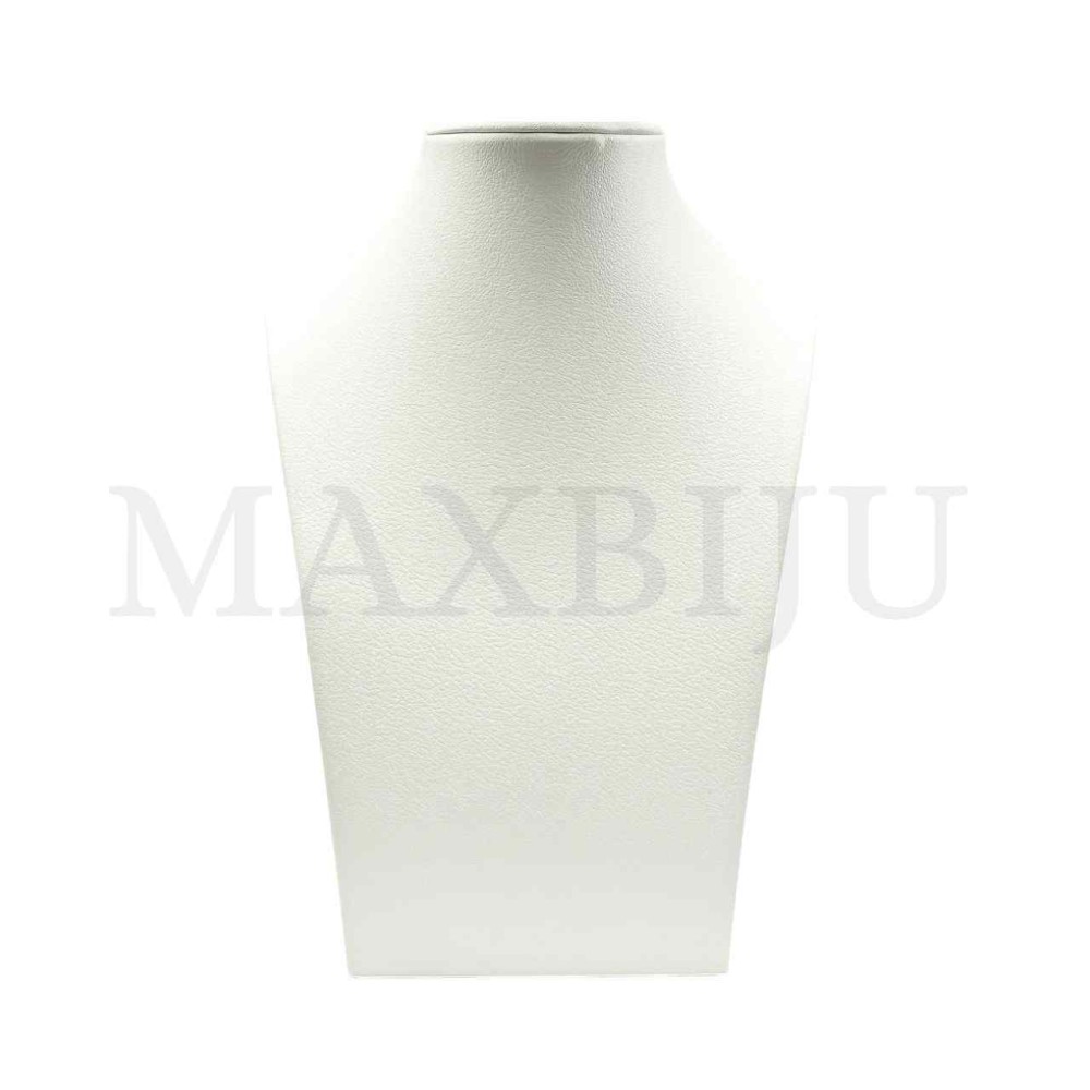 Imitation Leather Necklace Bust - 30cm