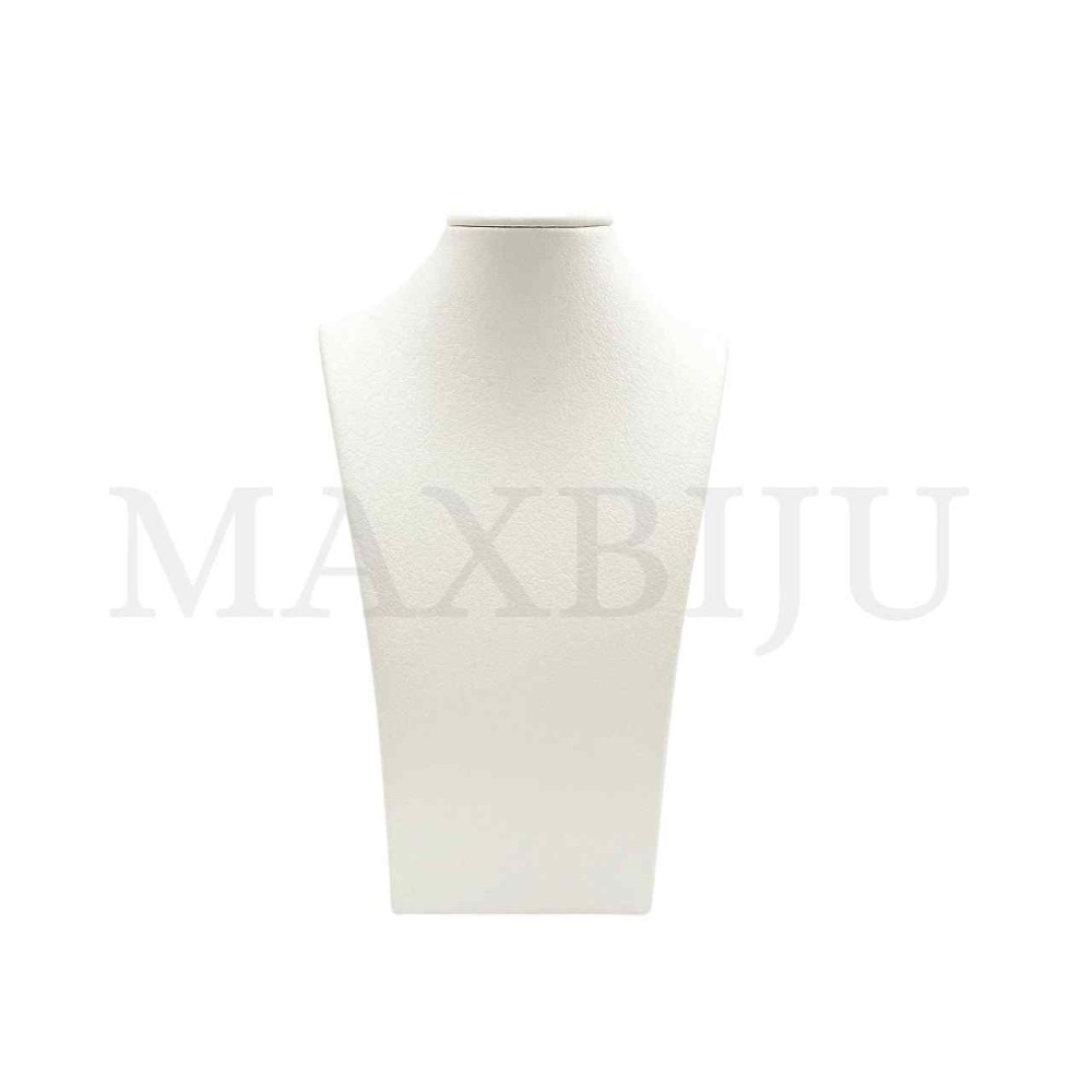 Imitation Leather Necklace Bust - 36cm