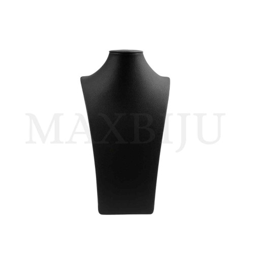 Imitation Leather Necklace Bust - 36cm