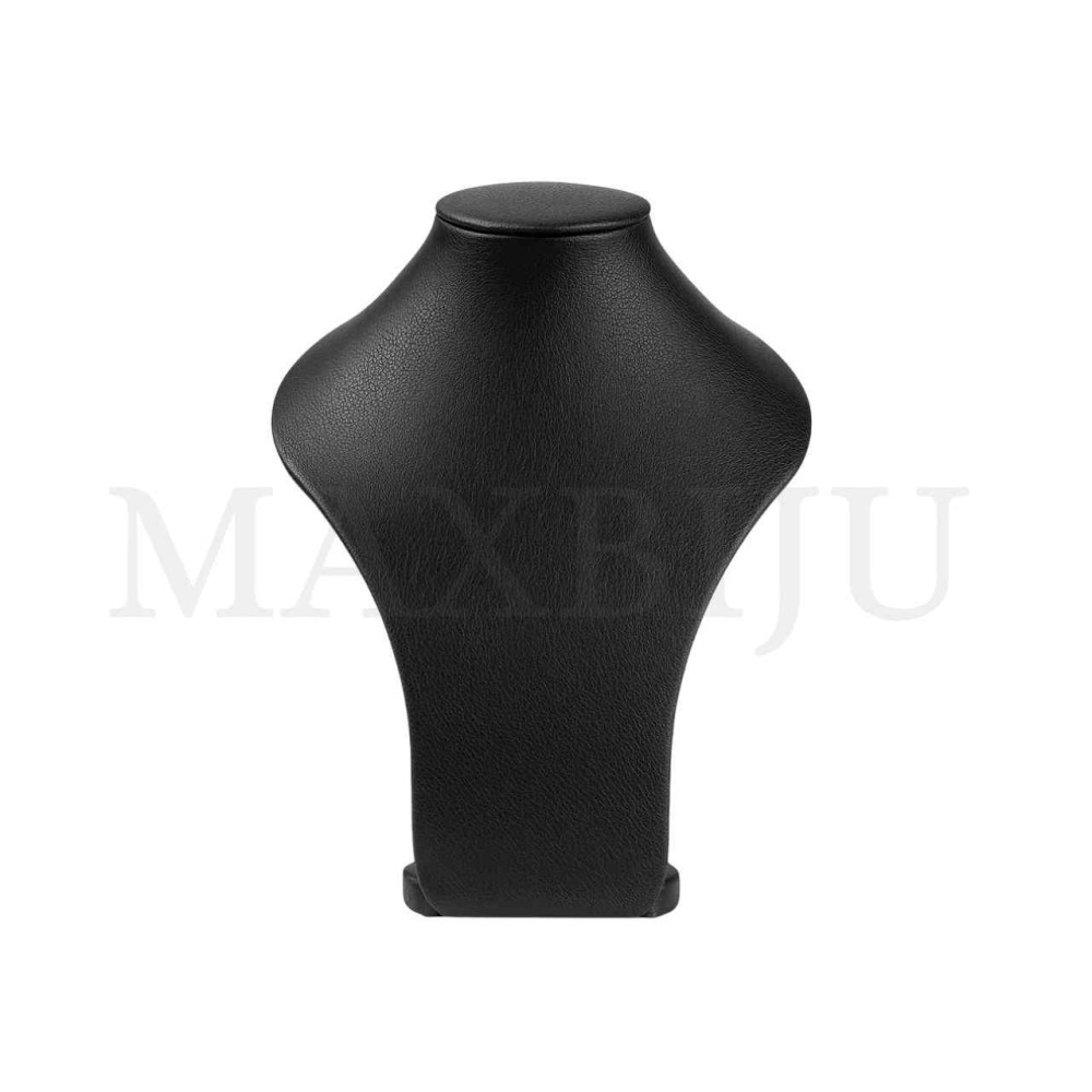 Imitation Leather Necklace Bust - 20cm