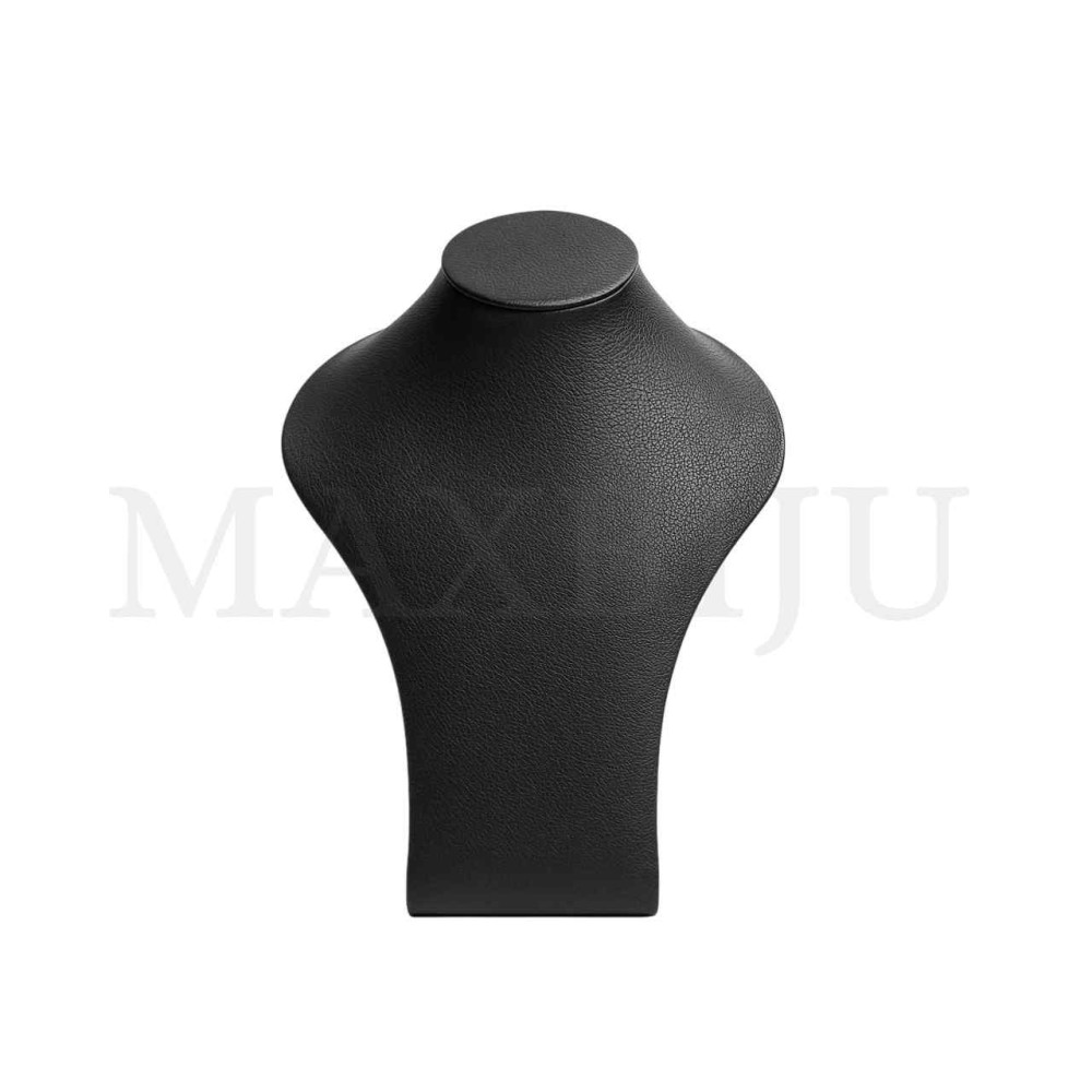 Imitation Leather Necklace Bust - 25cm