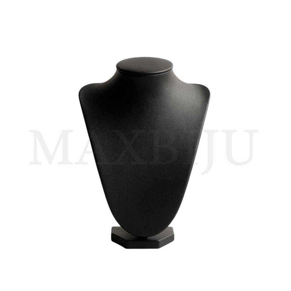 Imitation Leather Necklace Bust- 22cm