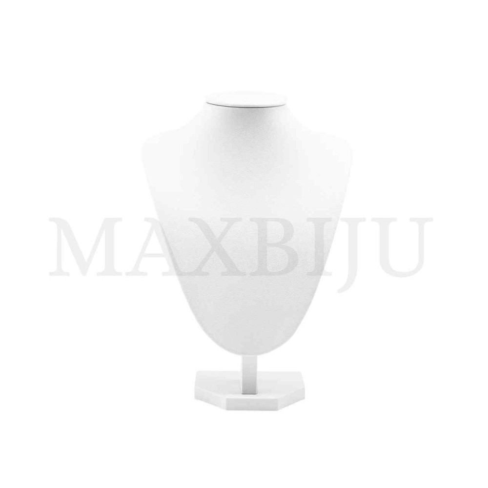 Imitation Leather Necklace Bust- 30cm