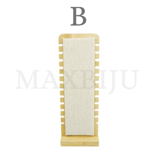 Wood Necklace Exhibitor 10x26cm