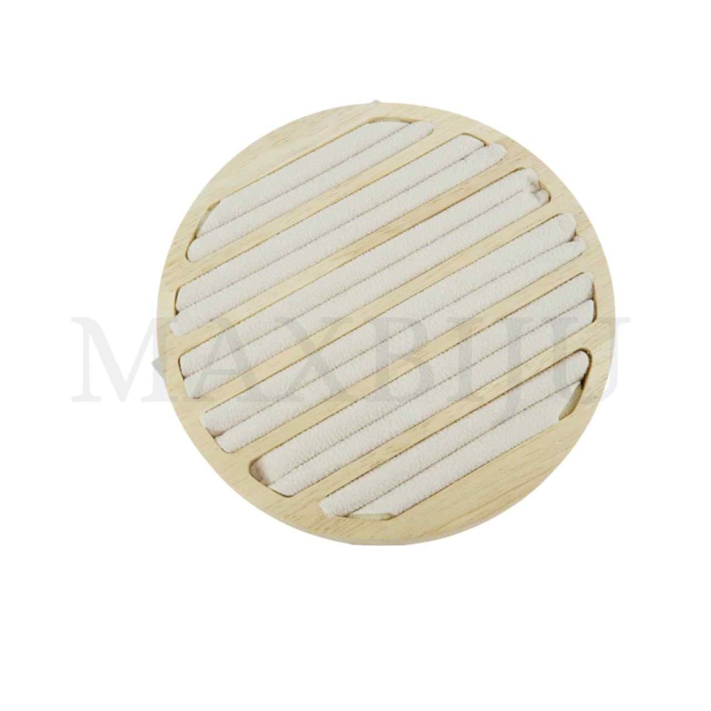 Circular Wooden Ring Exhibitor 15x15cm