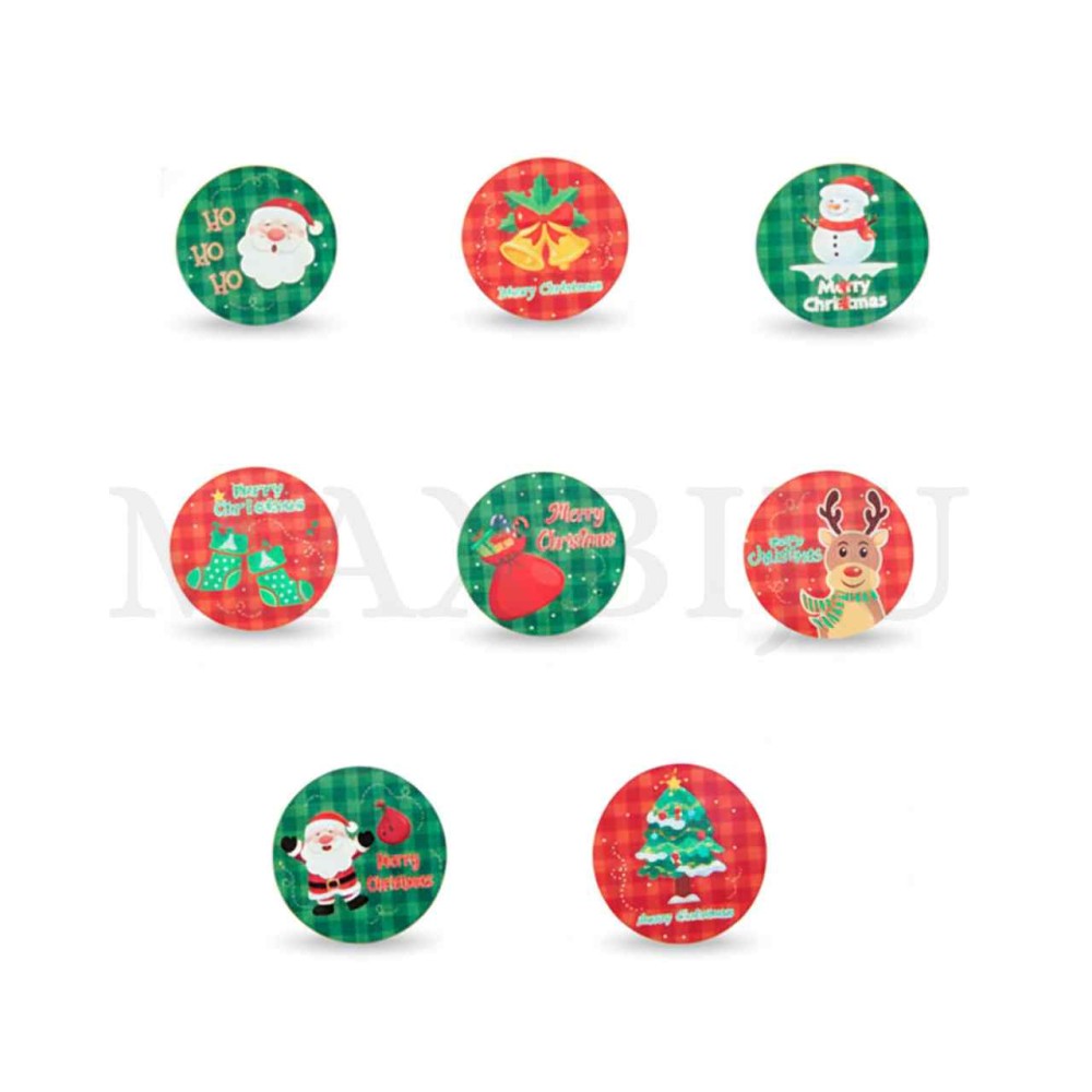 Christmas Sticker Roll 2.5cm