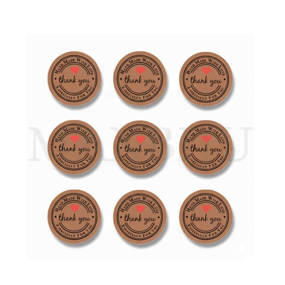 Sticker Poster "Thank you" - 56 Pcs