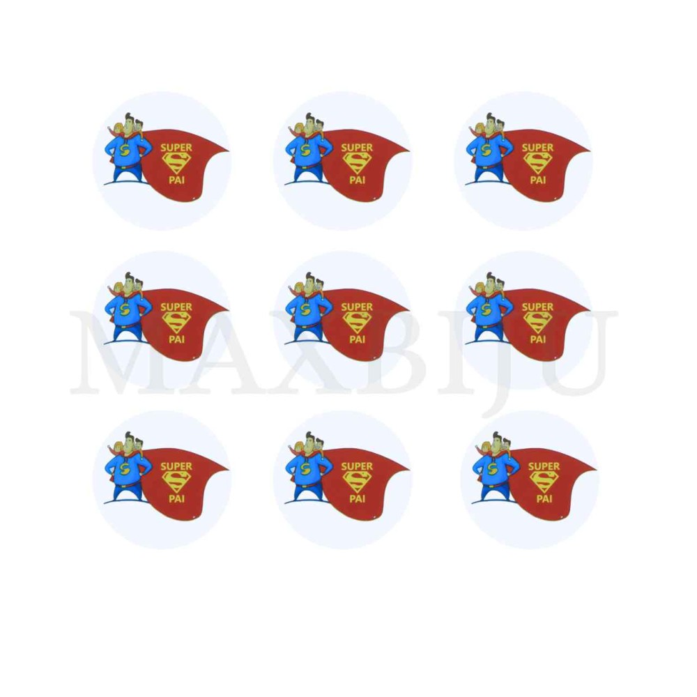 Sticker Poster "Super Pai" - 56 Pcs