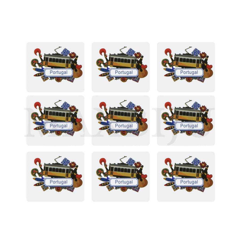 Sticker Poster "Portugal" - 56 Pcs