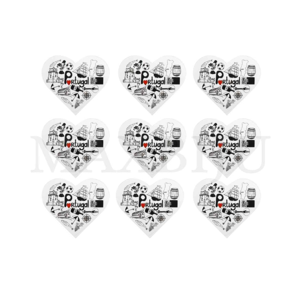 Sticker Poster "Portugal" - 56 Pcs