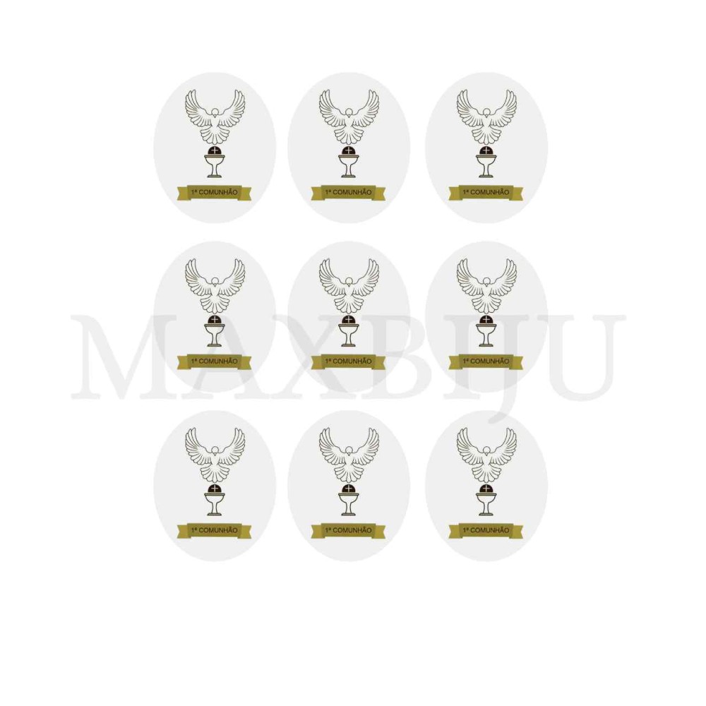 Sticker Poster "1ª Comunhão" - 56 Pcs