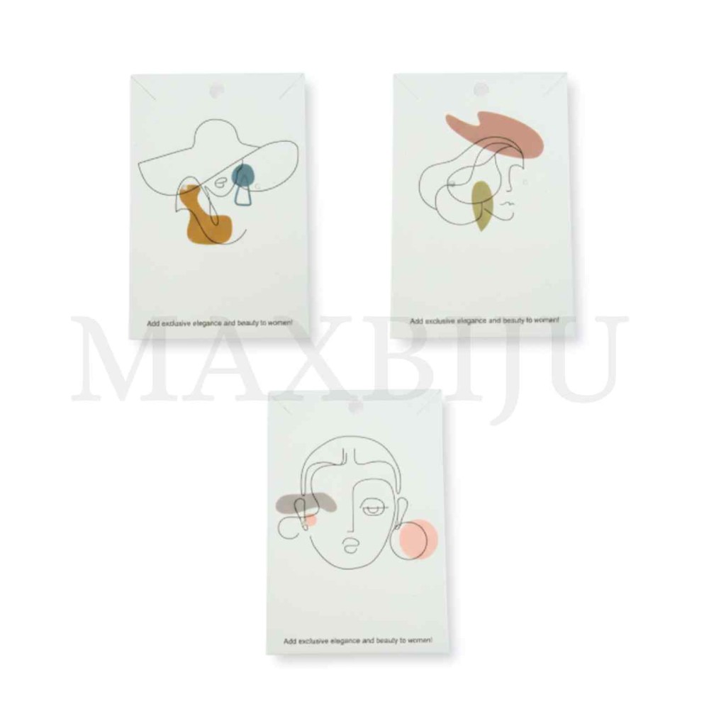 Label for Earrings 6x9cm