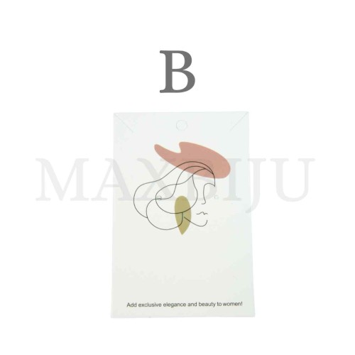 Label for Earrings 6x9cm