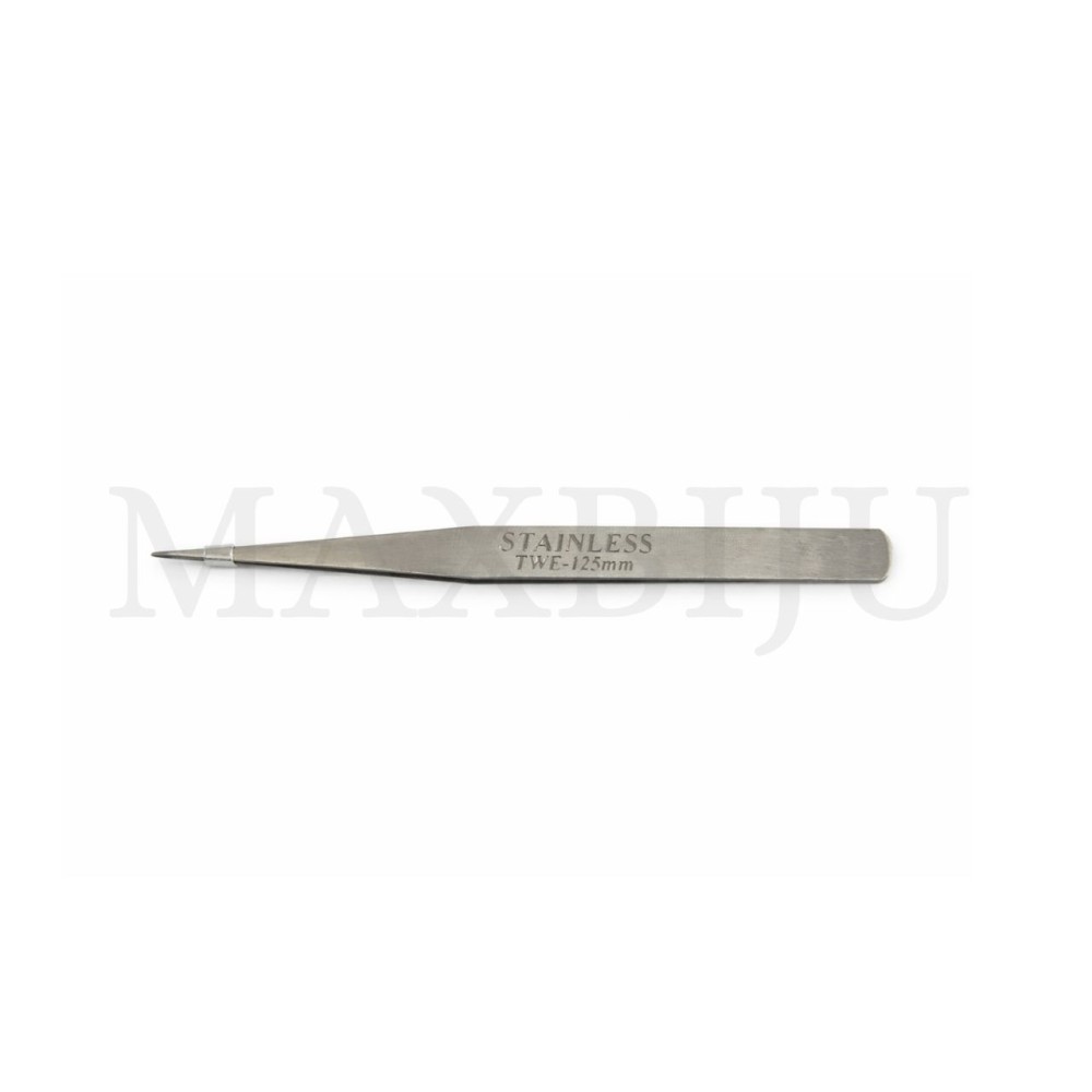 125mm Straight Precision Stainless Steel Tweezers.