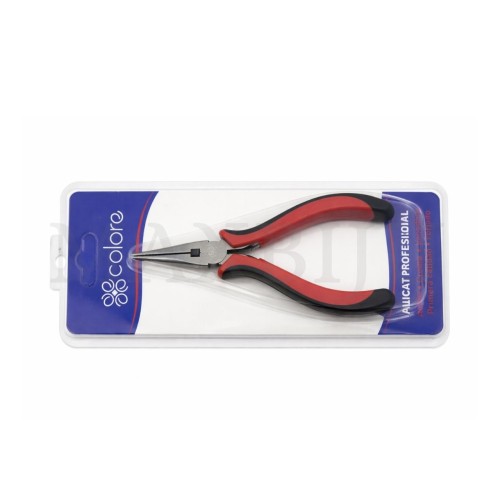 Long-nose cutting pliers.