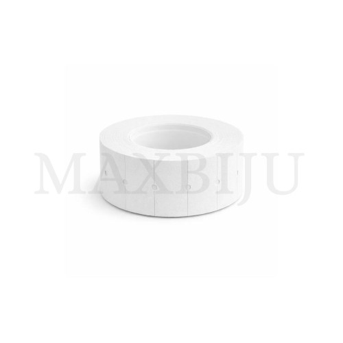 Roll of self-adhesive labels for label printer, 12x21mm.